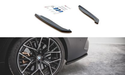 Heck Ansatz Flaps Diffusor V.2 für BMW M8 Gran Coupe F93 schwarz matt