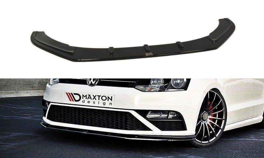 Front Ansatz für v.1 VW POLO MK5 GTI FACELIFT schwarz matt