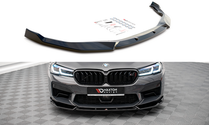 Front Ansatz V.1 für BMW M5 F90 Facelift schwarz Hochglanz