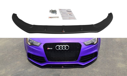 Front Ansatz für AUDI RS5 8T schwarz Hochglanz