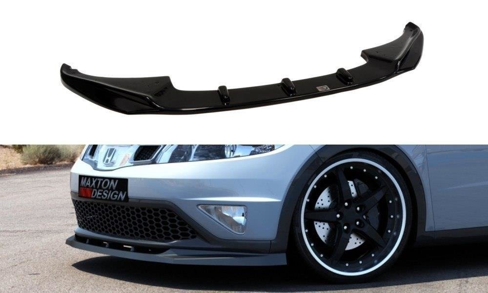 Front Ansatz für HONDA CIVIC MK8 Facelift schwarz matt