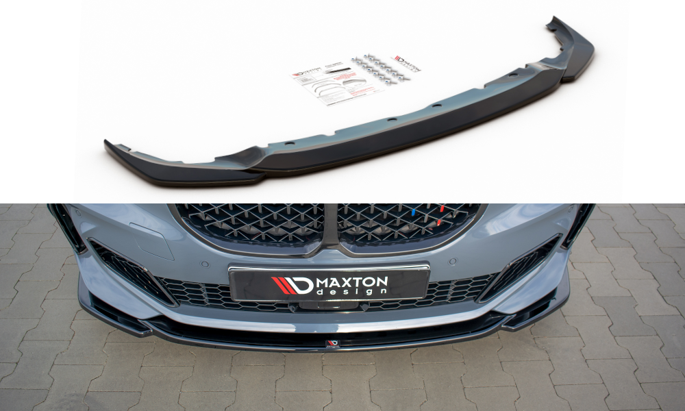 Front Ansatz V.3 für BMW 1er F40 M-Paket/ M135i  schwarz matt