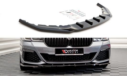 Front Ansatz V.2 für BMW 5er G30 Facelift M-Paket schwarz Hochglanz