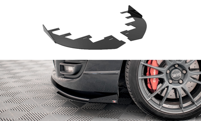 Front Flaps Mazda 3 MPS Mk1 schwarz Hochglanz