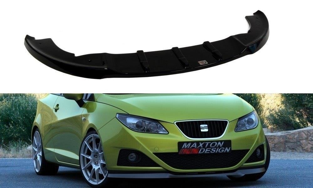 Front Ansatz für SEAT IBIZA IV (6J) vor Facelift schwarz matt