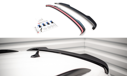 Spoiler CAP für Volkswagen Tiguan Mk2 schwarz matt