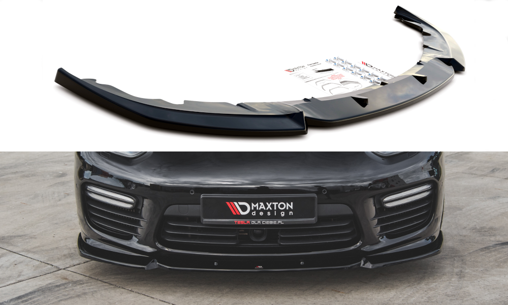 Front Ansatz V.1 für Porsche Panamera Turbo 970 Facelift Carbon Look