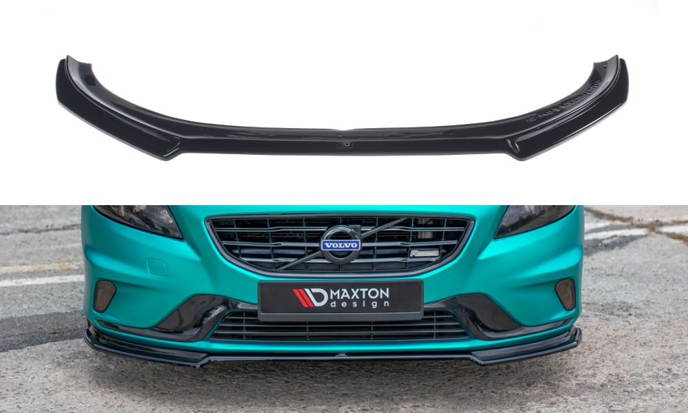 Front Ansatz für Volvo V40 R-design schwarz matt