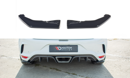 Heck Ansatz Flaps Diffusor für Renault Megane IV RS Carbon Look