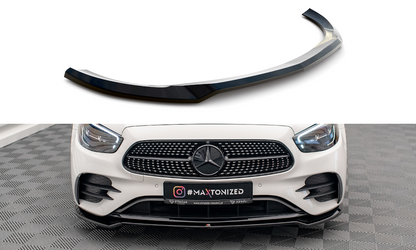 Front Ansatz V.1 für Mercedes-Benz E AMG-Line W213 Facelift schwarz matt