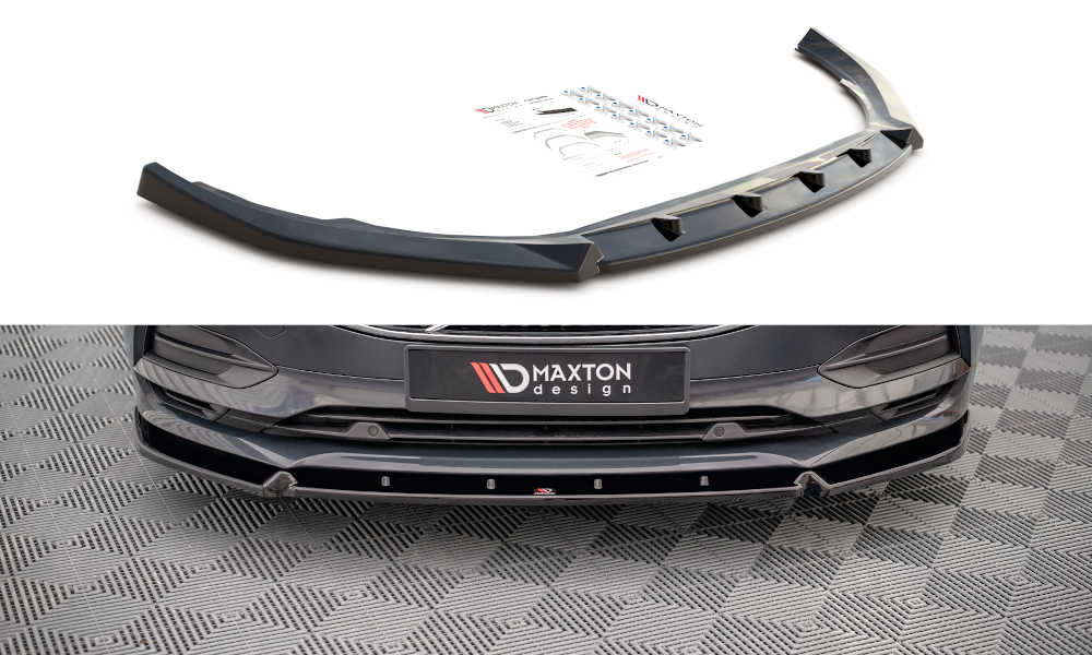 Front Ansatz V.2 für Volvo V90 Mk2 schwarz matt