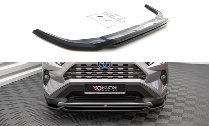 Front Ansatz für Toyota RAV4 Mk5 schwarz Hochglanz