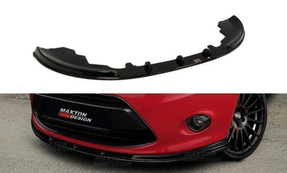 Front Ansatz für Ford Fiesta Mk7 schwarz matt
