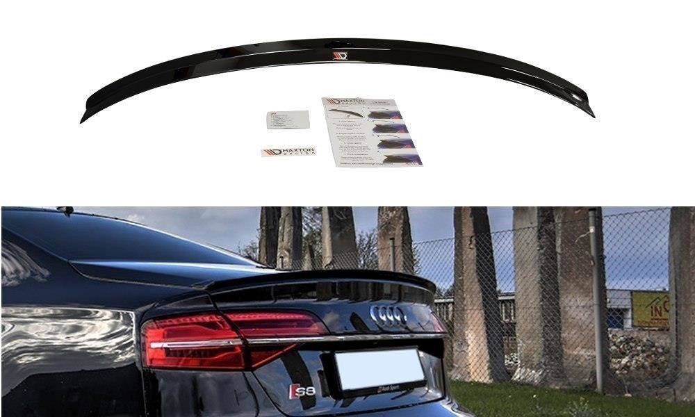 Spoiler CAP für AUDI S8 D4 schwarz matt