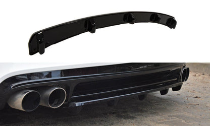 Mittlerer Diffusor Heck Ansatz für Audi TT S 8J DTM LOOK schwarz Hochglanz