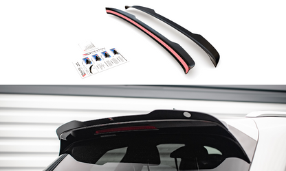 Spoiler CAP für Volkswagen Touareg R-Line Mk3 schwarz Hochglanz