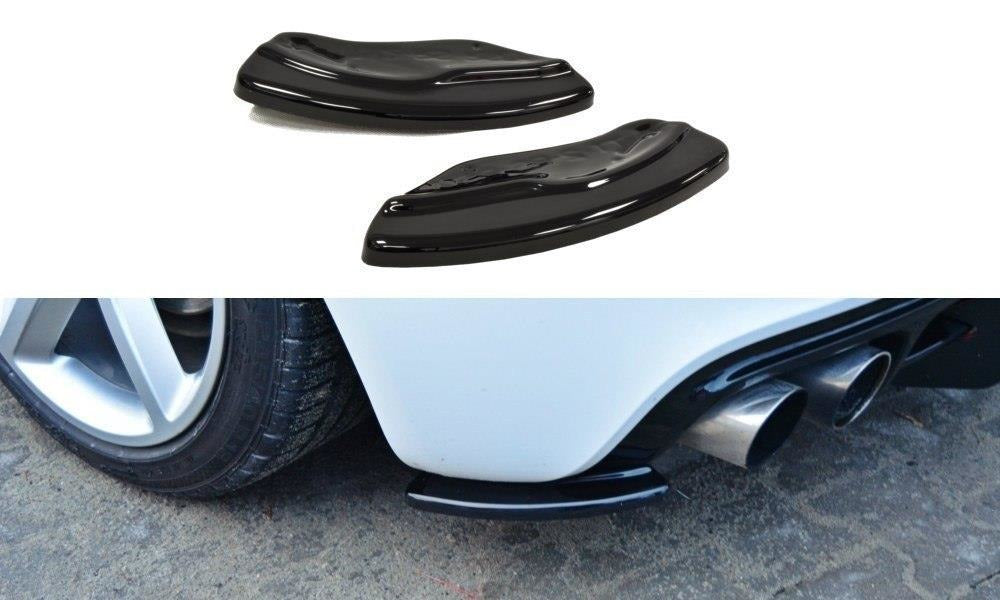 Heck Ansatz Flaps Diffusor passend für Diffusor passend für AUDI TT MK2 RS Carbon Look Carbon Look