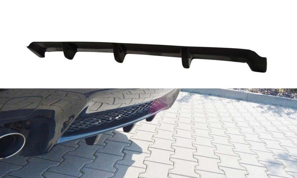 Diffusor Heck Ansatz für Lexus RC F schwarz matt