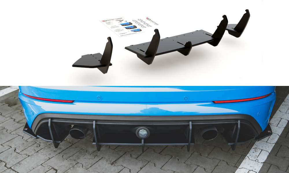 Robuste Racing Heckschürze für Ford Focus RS Mk3