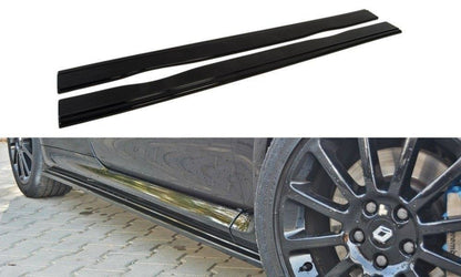 Seitenschweller Ansatz für RENAULT CLIO MK3 RS schwarz matt