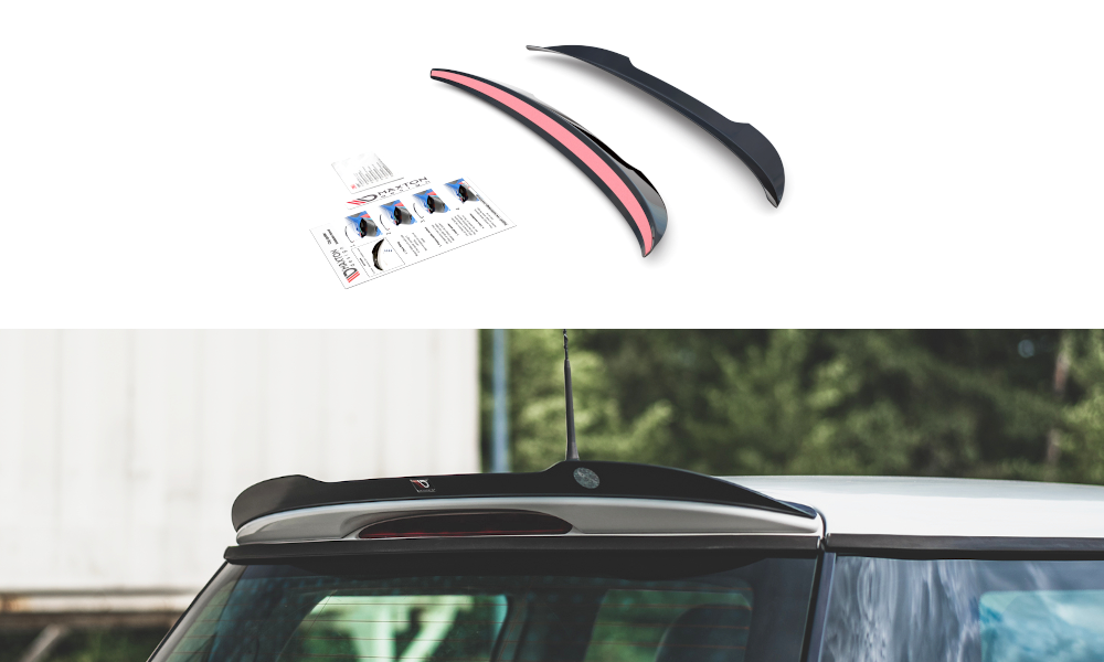 Spoiler CAP für Mini Cooper / One R50 schwarz matt