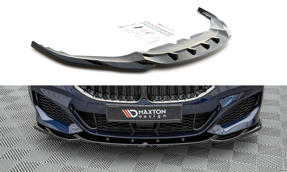 Front Ansatz V.4 für BMW 8 Coupe M-Paket G15 / 8 Gran Coupe M-Paket G16 schwarz matt