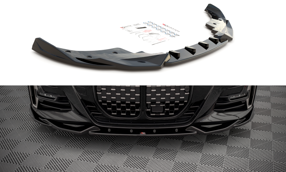 Front Ansatz V.2 für BMW 4er M-Paket G22 Carbon Look