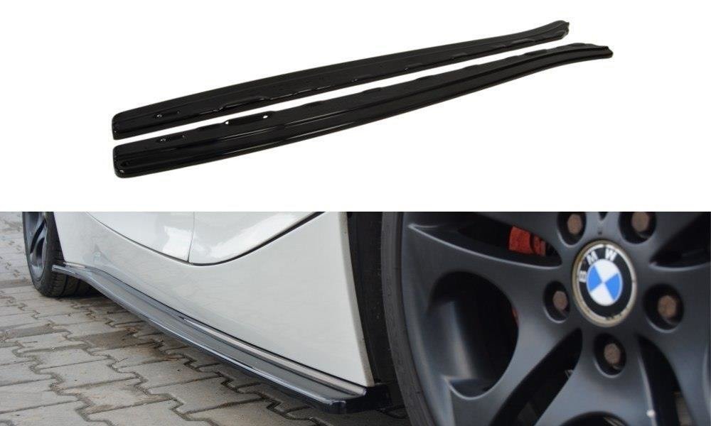 Seitenschweller Ansatz für BMW Z4 E85 / E86 vor Facelift schwarz Hochglanz