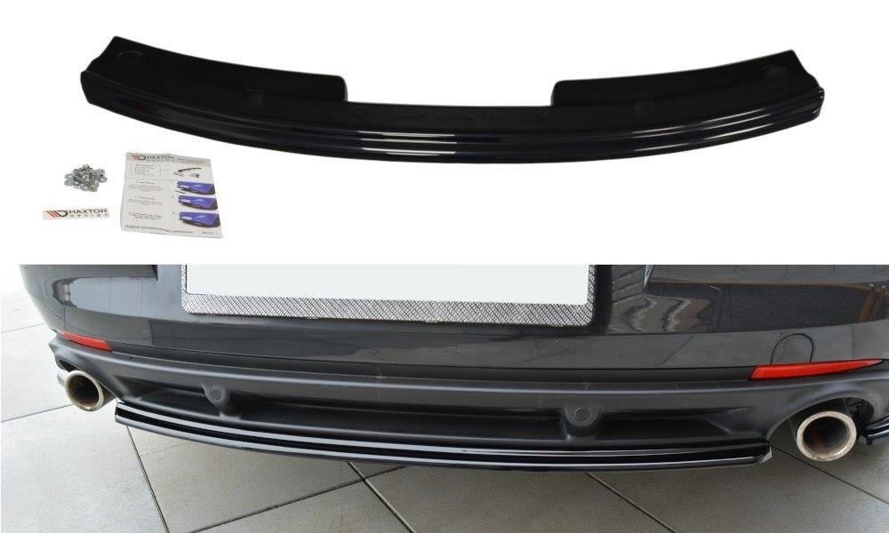 Mittlerer Diffusor Heck Ansatz für Renault Laguna mk 3 Coupe Carbon Look