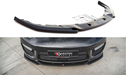 Front Ansatz V.2 für Porsche Panamera Turbo 970 Facelift schwarz matt