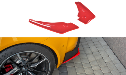 Heck Ansatz Flaps Diffusor V.2 für Toyota Supra Mk5 schwarz matt