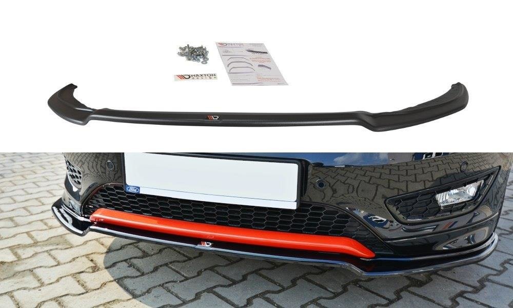 Front Ansatz V.2 für Ford Focus ST-Line Mk3 FL schwarz matt