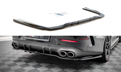 Mittlerer Diffusor Heck Ansatz DTM Look für Mercedes-AMG CLS 53 C257 Carbon Look