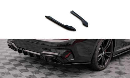 Heck Ansatz Flaps Diffusor V.3 für BMW 3er M-Paket G20 / G21 schwarz Hochglanz