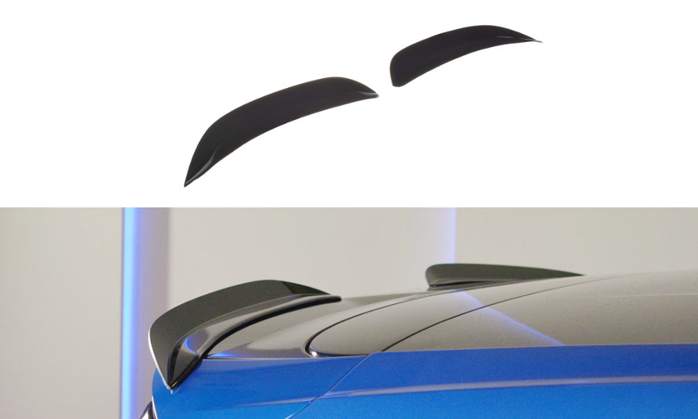 Spoiler CAP V.3 für Ford Focus ST-Line Mk4 schwarz Hochglanz