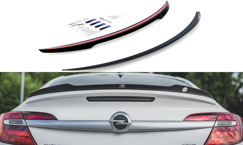 Spoiler CAP für Opel Insignia Mk. 1 OPC Facelift Carbon Look