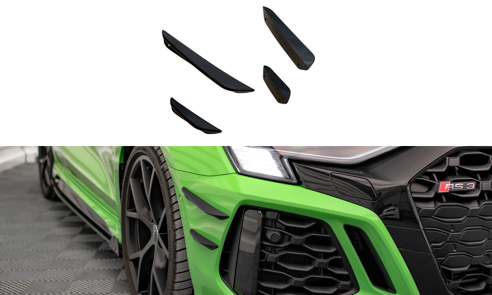 Stoßstangenflügel vorne (Canards) Audi RS3 8Y