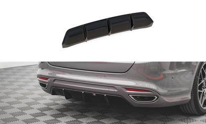 Diffusor Heck Ansatz für Ford Mondeo ST-Line Mk5 Facelift schwarz Hochglanz