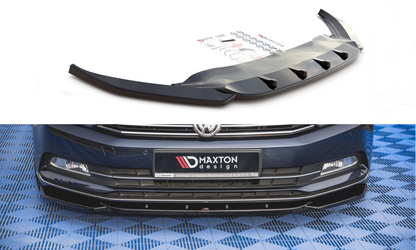 Front Ansatz V.1 für Volkswagen Passat B8 schwarz matt