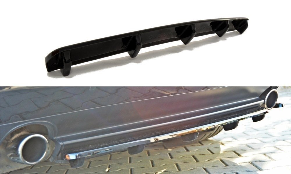 Mittlerer Diffusor Heck Ansatz für ALFA ROMEO 159 im DTM LOOK Carbon Look