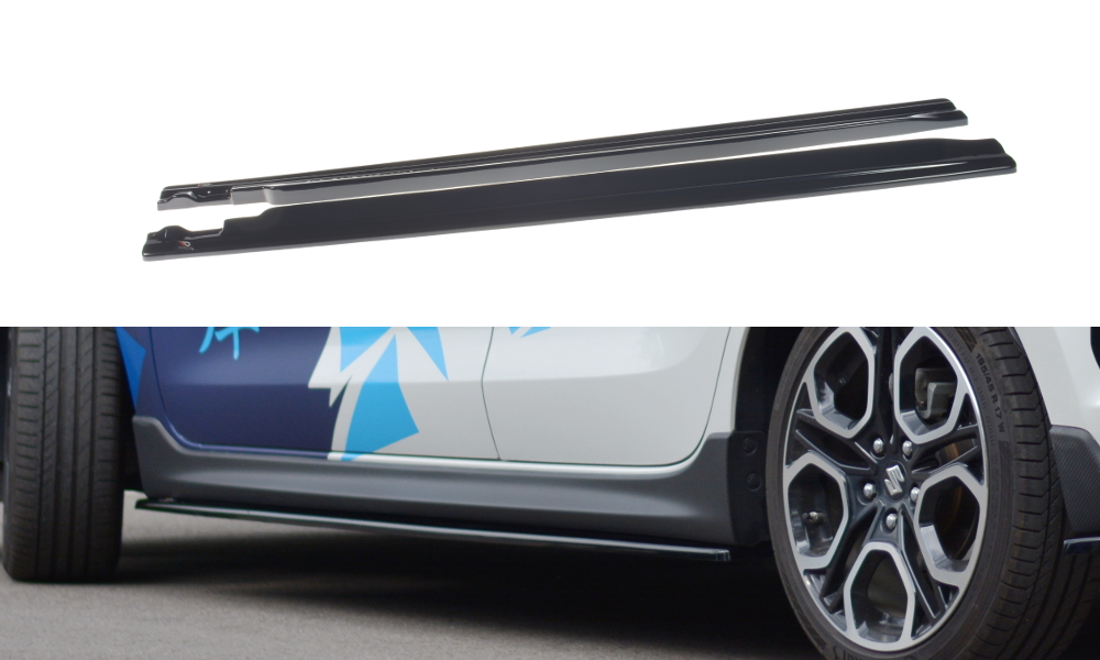 Seitenschweller Ansatz für SUZUKI SWIFT 6 SPORT Carbon Look