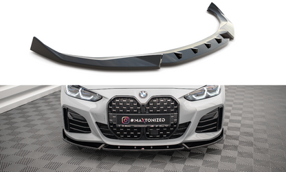 Front Ansatz V.2 für BMW 4er Gran Coupe M-Paket G26 schwarz Hochglanz