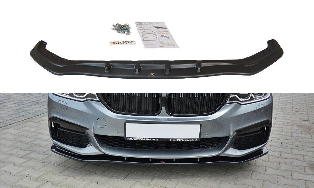 Front Ansatz V.1 für BMW 5er G30/ G31 M-Paket schwarz Hochglanz