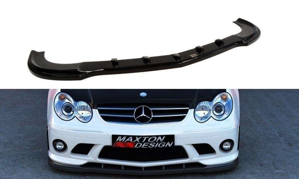 Front Ansatz für MERCEDES CLK W209 (FÜR ME-CLK-209-AMG204-F1 STOßSTANGE) Carbon Look