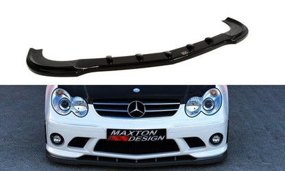 Front Ansatz für MERCEDES CLK W209 (FÜR ME-CLK-209-AMG204-F1 STOßSTANGE) Carbon Look