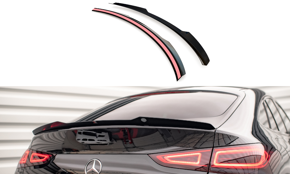 Spoiler CAP für Mercedes-Benz GLE Coupe AMG-Line C167 schwarz Hochglanz