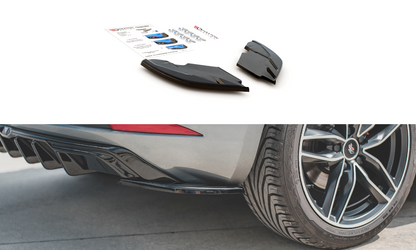 Heck Ansatz Flaps Diffusor für SEAT Leon Mk3 FR Facelift Carbon Look