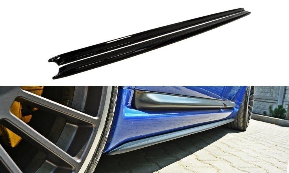 Seitenschweller Ansatz für Audi RS6 C5 schwarz matt
