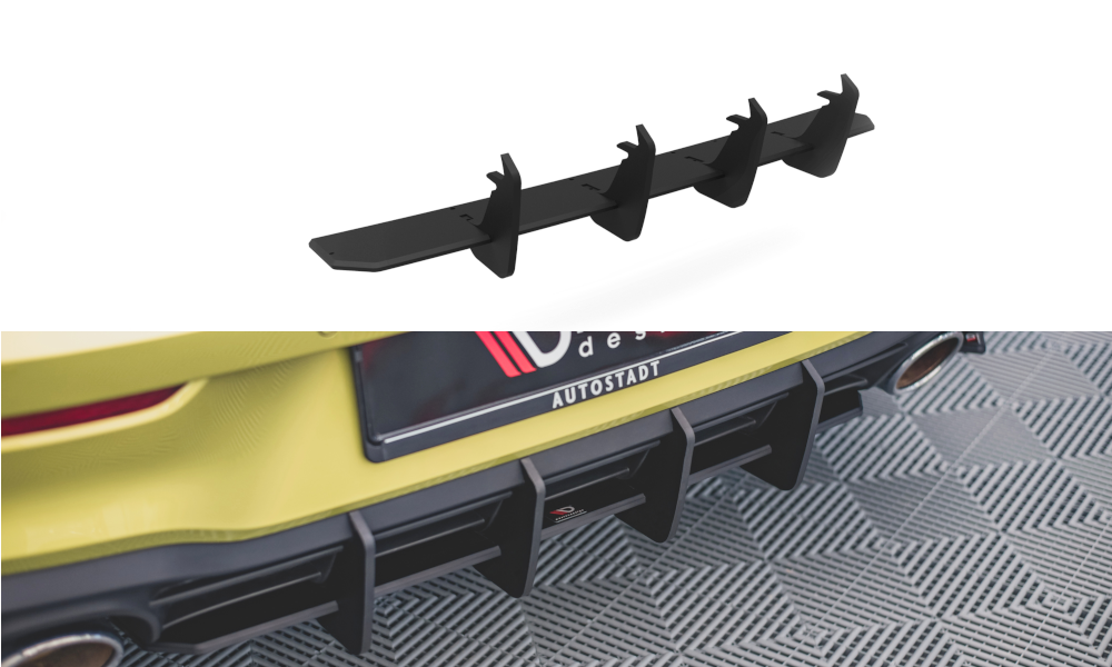 Robuste Racing Heckschürze V.2 für Volkswagen Golf 8 GTI Clubsport