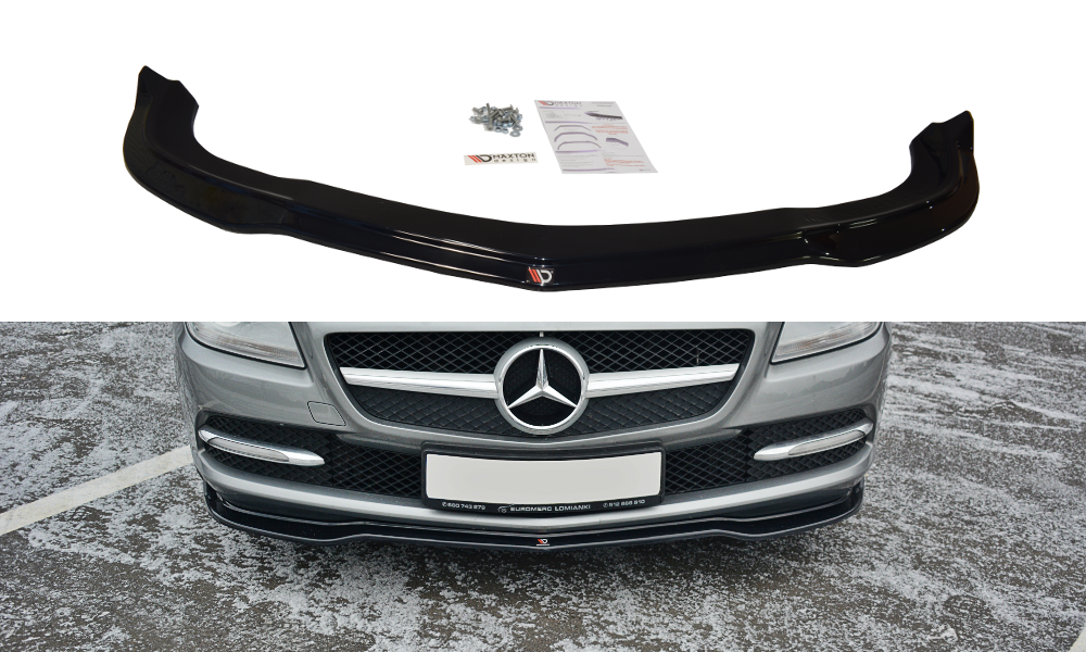 Front Ansatz V.1 für Mercedes SLK R172  schwarz matt